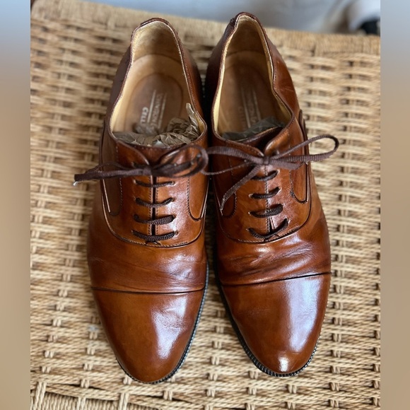 Johnston & Murphy Cellini Men’s Cap-Toe Oxford Shoes – Made in Italy – Size 9M main image 8